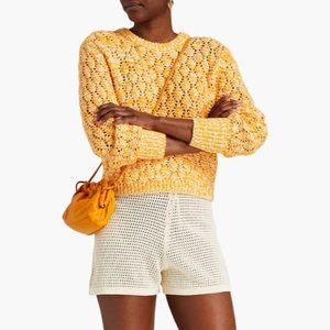 Claudie Pierlot Melange Open Knit Sweater